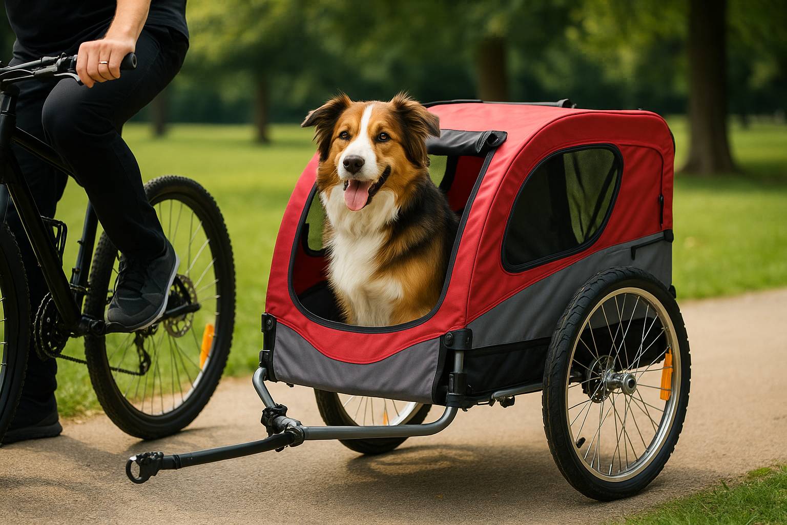 vélo chien