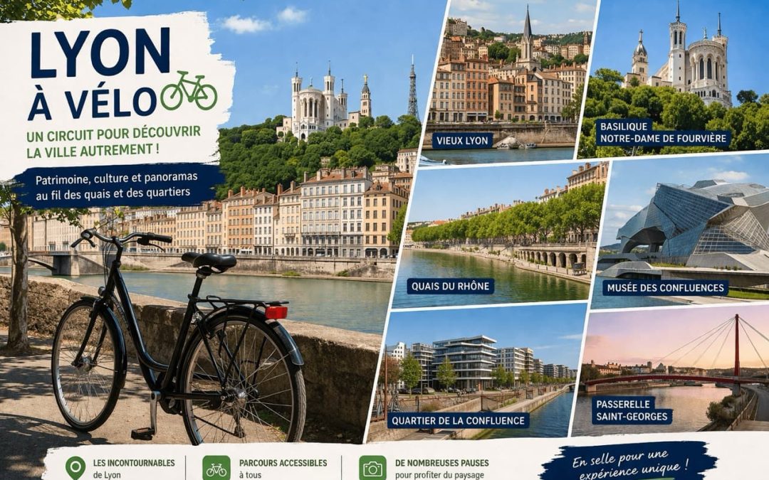 Visiter Lyon à vélo : balades, itinéraires et découvertes sur deux roues